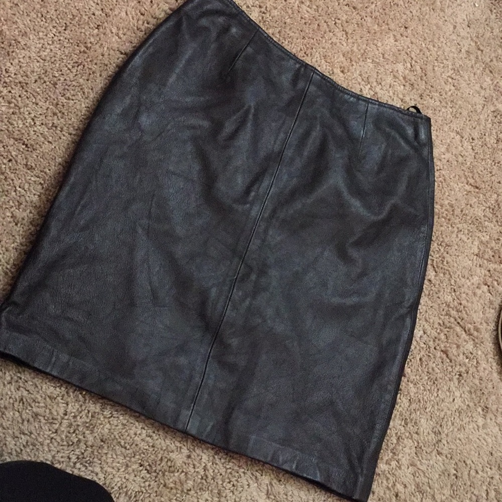 Genuine Leather skirt  Style & Co.